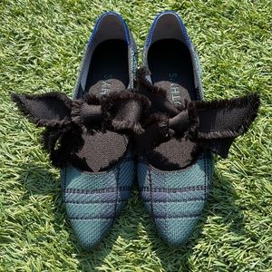 EEUC Rothy’s Pine Plaid MJs Size 7.5